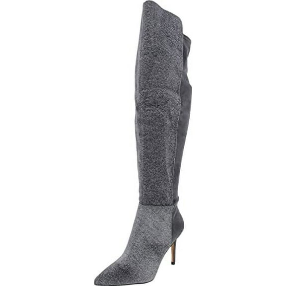 Jessica Simpson Womens Amriena Over-The-Knee Boots Gray 5.5 Medium (B,M)