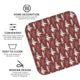 thumbnail image 3 of Honeii Autumn Scarecrow Harvest Joy Print Leather Coaster Set of 4, Ideal for Safeguarding Your Furniture from Drinks Spills and Effortless Cleanup-Square, 3 of 6