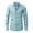 Mint Green, variant on Men's Windowpane Check Button Down Shirt, Long Sleeve Tailored Fit Business Casual Dress Shirt