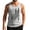 Light Gray, variant on Men's USA Flag Muscle Tank Top with Distressed Print and Sleeveless Design Featuring Rugged Vintage Style for 4th of July Celebrations Memorial Day Beige L