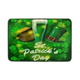 thumbnail image 2 of Opehuo Happy St. Patrick's Day Rug,Green Lucky Clover Floor Mat,St. Patrick's Day Welcome Doormats,St. Patrick's Day Elemental Pattern Floor Mat For Home Decoration,H-L, 2 of 6