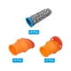 thumbnail image 3 of Uxcell Grande/Pequeño 3 Estilos Juego de Cubiertas de Dedo de Silicona para Jardín, Naranja 12Pcs, 3 of 6