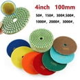 thumbnail image 2 of Lefu 1PC 4 Inch 100mm Wet Diamond Polishing Pads Tool For Granite Marble Concrete, 2 of 8