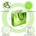 thumbnail image 2 of Bolsas de regalo BLEWINDZ, 18 unidades, grandes, amarillas y verdes, 33 x 13 x 28 cm, 2 of 6