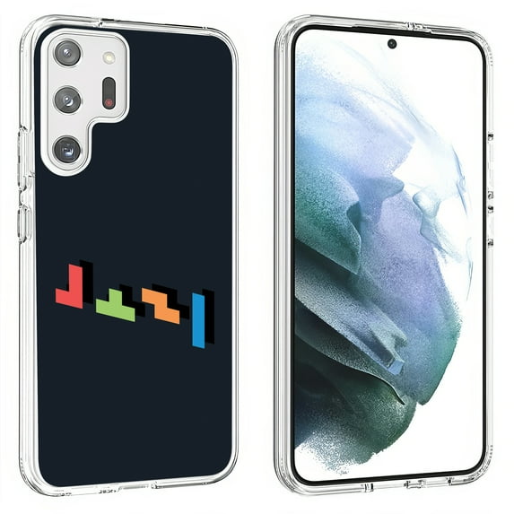 TalkingCase Slim Phone Case Compatible for Samsung Galaxy S23 Ultra 2023, Minimalistic Tetris Print, Lightweight, Flexible, USA