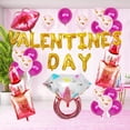 thumbnail image 3 of de látex de confeti con cinta, estrella de punto de globo metálico para boda, despedida de soltera, día de San n, decoración de , - Día de San Día de San Valentín, 3 of 7
