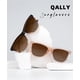 thumbnail image 5 of Lentes de Sol QALLY para Mujer, Cuadrados a la Moda, Polarizados UV400, 5 of 6