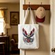 thumbnail image 5 of Bolso de lona para la compra, bolso de hombro patriótico del 250 aniversario de EE. UU. – Bolso reutilizable del Día de la Independencia con diseño de bandera para ir de compras, a la playa o, 5 of 6