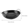 thumbnail image 2 of OULII 1Ud Round Grill Rack Metálico Negro Resistente Para Y Verduras, 2 of 8