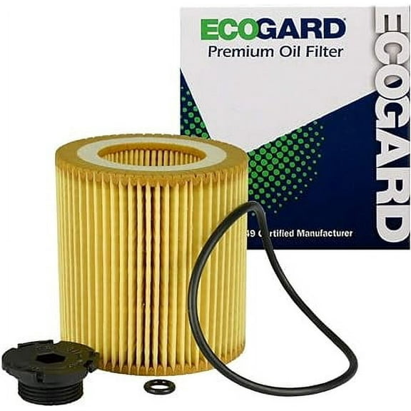 ECOGARD X11643 Premium Cartridge Engine Oil Filter for Conventional Oil Fits BMW 328i 2.0L 2012-2015, X1 2.0L 2013-2015, 320i 2.0L 2013-2017, 320i xDrive 2.0L 2013-2017, 528i 2.0L 2013-2015