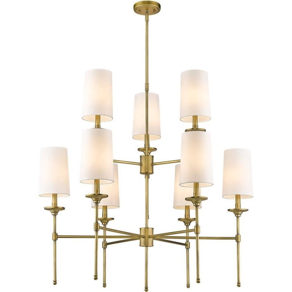 9 Light Chandelier in Transitional Style-38.75 inches Tall and 38 inches Wide Bailey Street Home 372-Bel-4619970