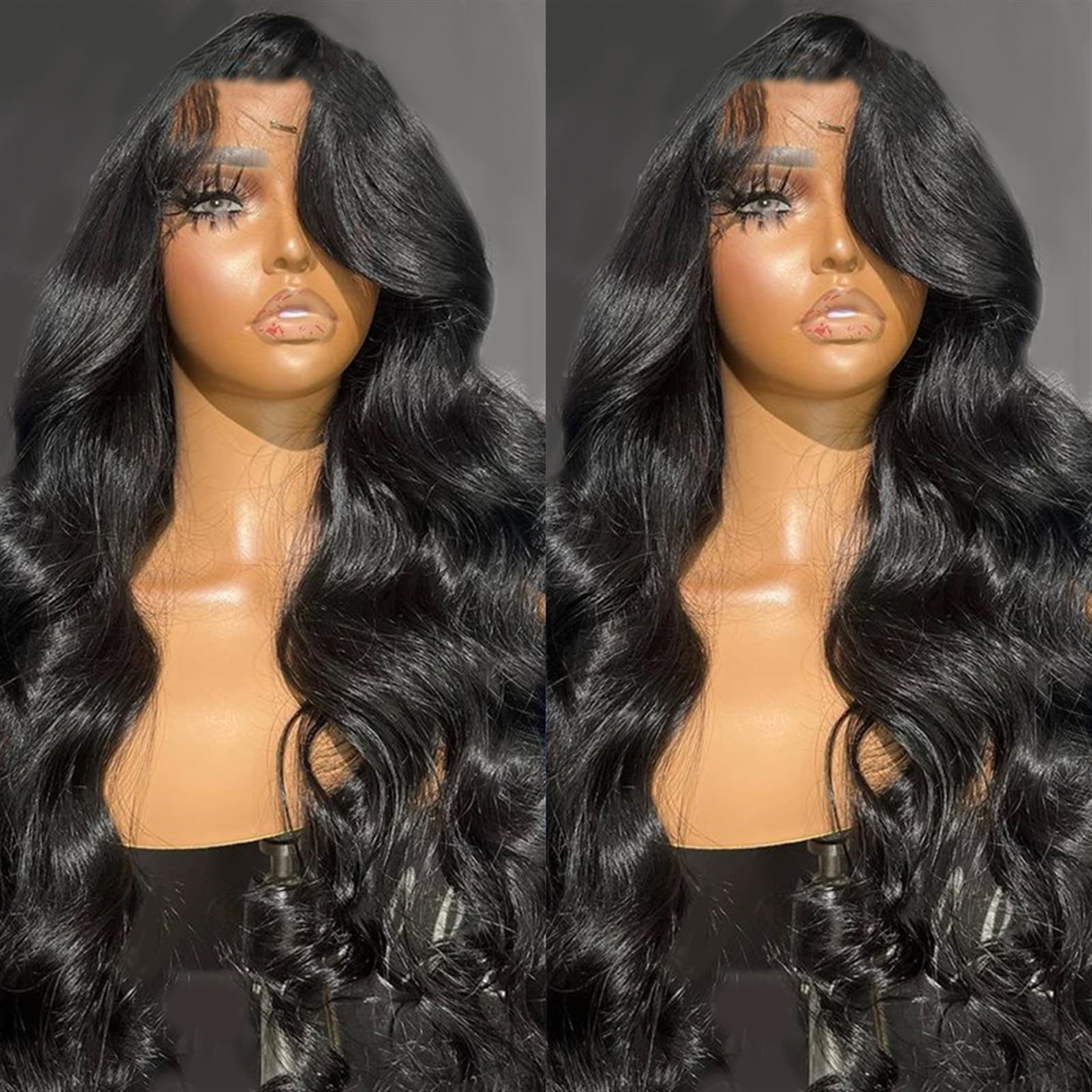 Body Wave Lace Wig Human Hair Wig Pre Plucked HD Lace Frontal Wig Brazilian Hair Wigs with Baby Hair Long Wave Curly Lace Closure Wig for Women