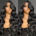 thumbnail image 5 of Body Wave Lace Wig Human Hair Wig Pre Plucked HD Lace Frontal Wig Brazilian Hair Wigs with Baby Hair Long Wave Curly Lace Closure Wig for Women, 5 of 6