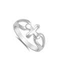thumbnail image 4 of Sterling Silver Women's Cross Ring 925 Band 9mm Jewelry Female Male Unisex Size 6, 4 of 4