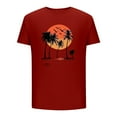 thumbnail image 4 of T Shirts for Men Clearance under $5 Short Sleeved Round Neck Casual Printed Shirt, 4 of 4