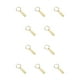 thumbnail image 3 of Advancent Llavero de acero inoxidable Llavero Llavero Regalos Accesorio decorativo Oro 10Conjunto, 3 of 6