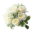 thumbnail image 1 of Ramo de novia para novia Ramo de novia Elegante romántico Rosas artificiales para Champán, 1 of 9