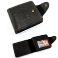 thumbnail image 2 of Cartera para hombre, gran capacidad para varias tarjetas, cartera corta de dibujos animados, 2 of 5