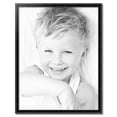 thumbnail image 2 of ArtToFrames 31" x 40" Black Engraved Edges Picture Frame, 31x40 inch Black Wood Poster Frame (WOM-4055), 2 of 8
