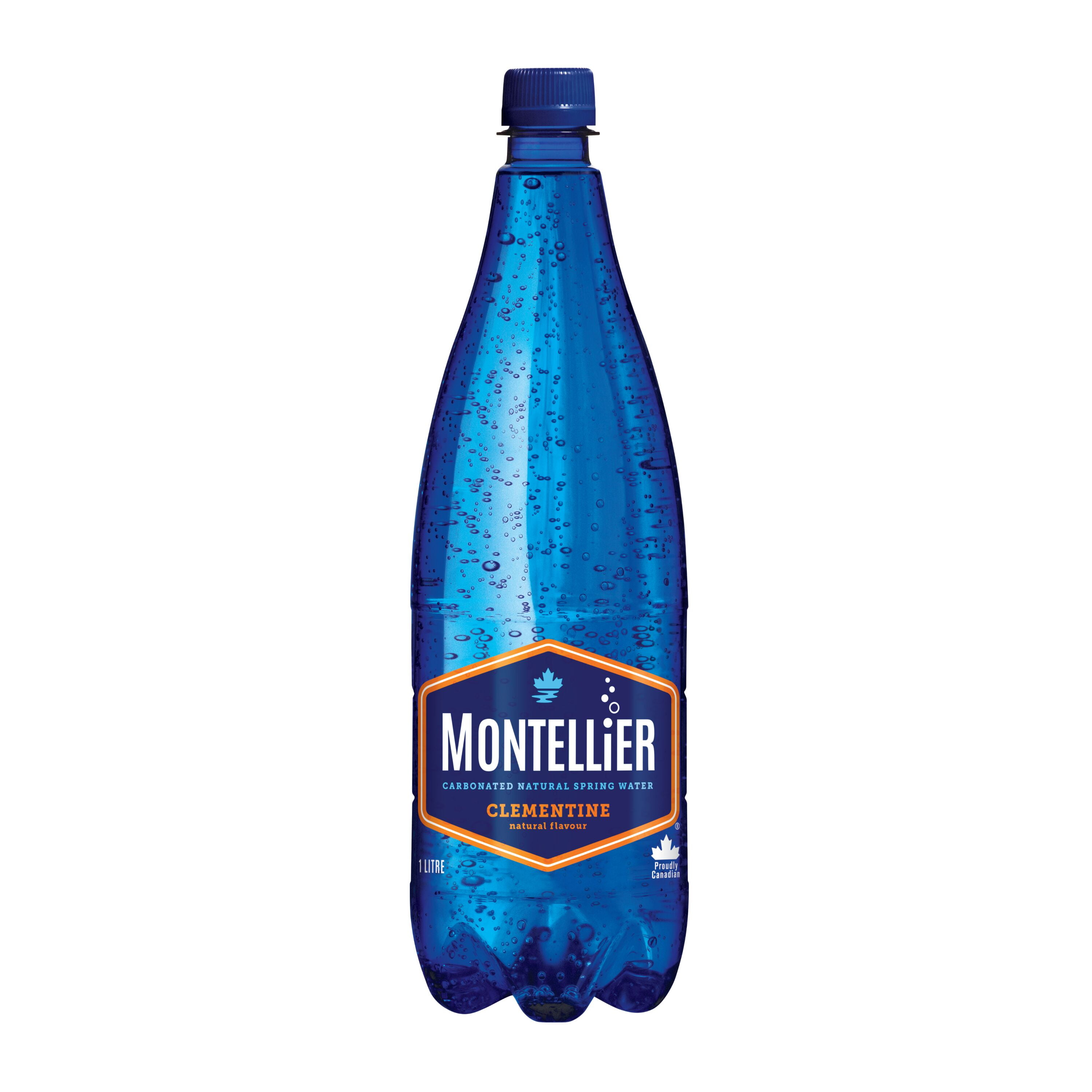 Montellier Clementine Carbonated Natural Spring Water 1 L, Bottle