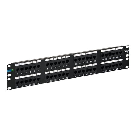 ICC ICMPP4860V CAT6 Patch Panel  48-Port  2U RMS  6-Pack price history on PriceWatchPro