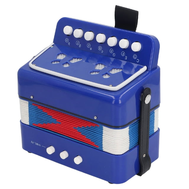 Acordeón De Botones Para Niños, 7 Teclas De Control, Práctica Educativa De Instrumentos Musicales, Acordeón Para Principiantes Para Puesta En Escena