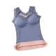 thumbnail image 1 of Minnieouse Ropa interior cálida gruesa con cuello en V para mujer de invierno y otoño, lencería Sexy para mujer, chaleco de capa Base de Color sólido de Camisetas sin mangas Azul 65-87.5 kg Minnieouse AP013549-10, 1 of 6