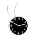 thumbnail image 3 of Reloj colgante de pared con diseño de conejo de Pascua, reloj decorativo, bonito y moderno adorno acrílico, regalo de Pascua para dormitorio, mesita 20 centímetros, 3 of 8