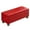 Red, variant on 41'' Faux Leather Storage Ottoman Bench, Rectangle Upholstered End of Bed Storage Bench, Stitch Tufted Bedroom Bench with Storage, Entryway Large Storage Ottoman with Wooden Legs, Red