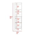 thumbnail image 4 of Four Shelves in Design - Freestanding for Bathroom - Bathroom Application - Provide Bathroom Organization, 4 of 4
