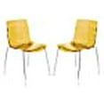 thumbnail image 3 of LeisureMod Chaise de Salle à Manger Design Ondulation d'Eau, Contemporaine, Ensemble de 2, 3 of 10