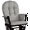 Espresso Finish / Gray, variant on Angel Line Windsor Glider, White with Dark Gray Cushions