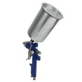 HVLP Spray Gun Professional Aluminum Alloy Pneumatic Spray Gun for Automobile Coating H‑827P