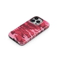 thumbnail image 3 of DesignSkinz Scratch-Resistant Hard Slim Case Compatible with iPhone 15 Plus (Compatible with MagSafe) - Pink and Red Tradtional Camouflage, 3 of 9