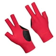 thumbnail image 3 of Guante de billar de 3 dedos shamjiam rojo mano derecha guante deportivo, 3 of 8