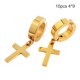 thumbnail image 3 of Qarigey 5 pares de pendientes cruzados pendientes de gota exquisitos Clip de oreja para fiestas de Navidad Día de San Valentín fiestas de Ropa, zapatos y accesorios Miscelánea tipo 9, 3 of 6