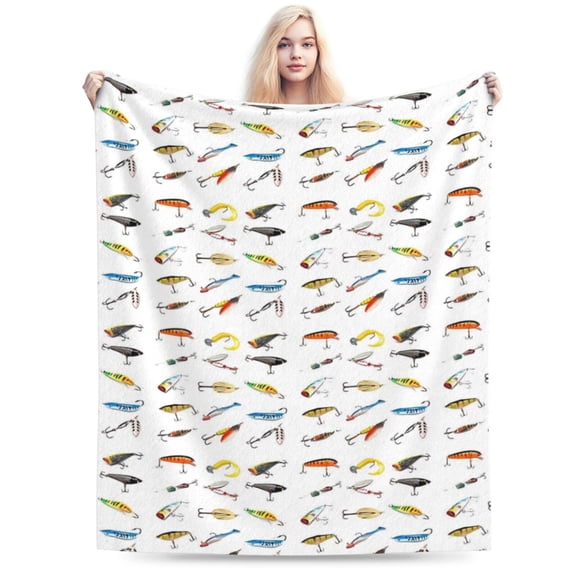 Little fish Lightweight Warm Throw Blanket 50x40