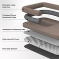 thumbnail image 4 of Cama plegable gigante para perros humanos Bedsure, ortopédica, piel sintética, 4 of 9