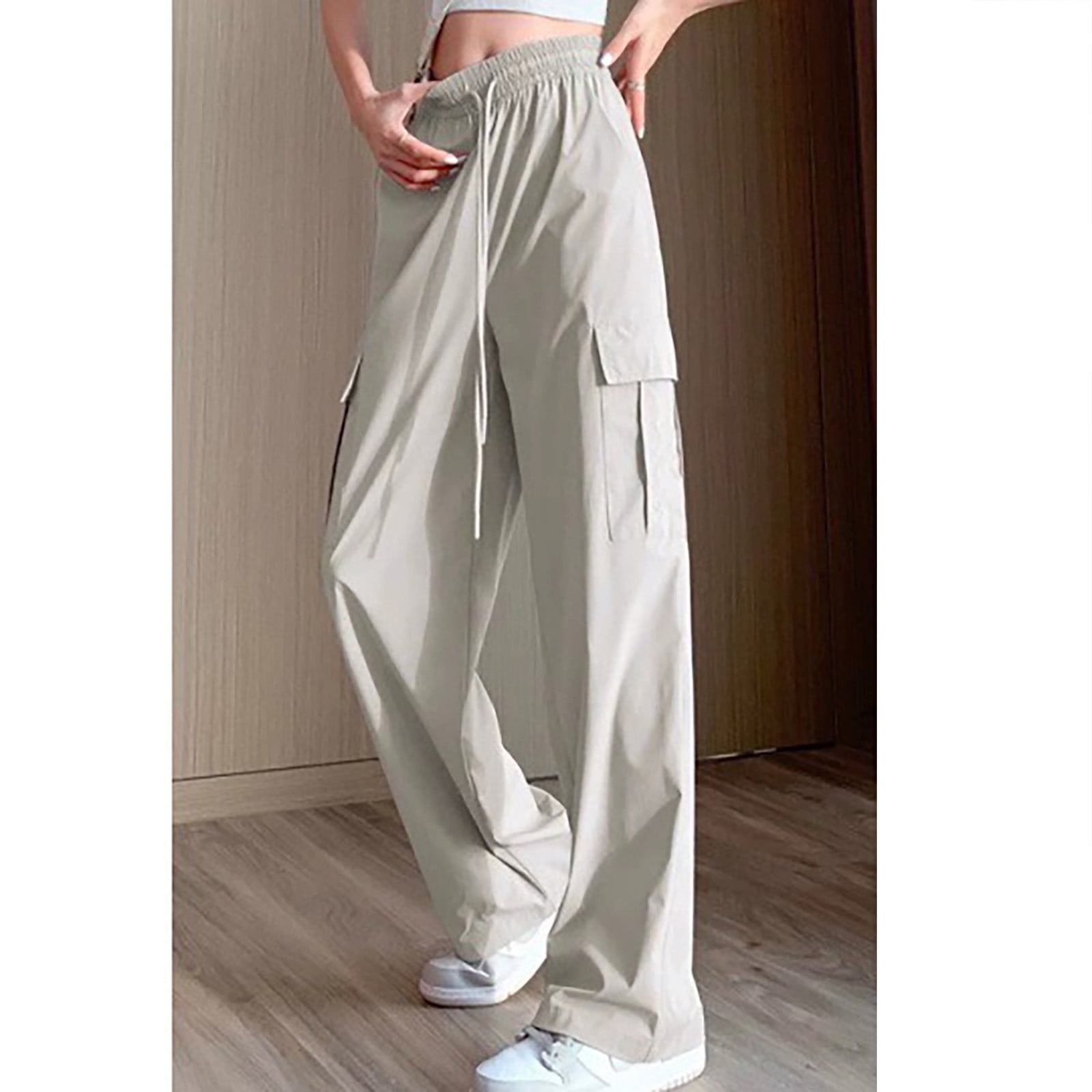 当店在庫してます! Zpanxa Cargo Sweatpants for Women Cargo Pants High Waisted WorkUtility&SafetyClothing