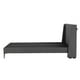 thumbnail image 4 of Box Base Cama Slim Individual+Cabecera Milan Gris Oscuro, 4 of 7