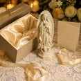 thumbnail image 2 of Virgen de Guadalupe Statue Home Decor, Our Lady of Guadalupe Figurine, 11.8 Inch Resin Catholic Religious Decoration, Blessed Virgin Mary Sculpture for Home Indoor Outdoor Decor Gift (Beige), 2 of 6