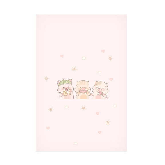 Trademark Fine Art Xuan Thai Pig Squad Canvas Wall Art