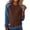 Brown, variant on Colorblock Sweaters for Women Crewneck Raglan Long Sleeve Patchwork Trendy Tops Ribbed Knit Casual Pullover (XL, Brown)