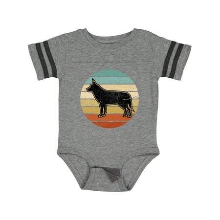 

Inktastic Siberian Husky Dog Retro Sunset Gift Baby Boy or Baby Girl Bodysuit