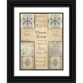 thumbnail image 1 of Wolk, Lisa 11x14 Black Ornate Wood Framed with Double Matting Museum Art Print Titled - Home Rules Cross, 1 of 4