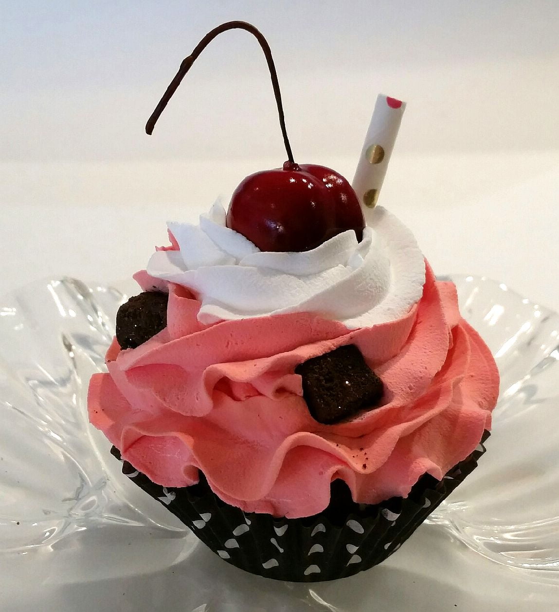 Fake Cupcake Strawberry Chocolate Brownie Cupcake New Home Deco