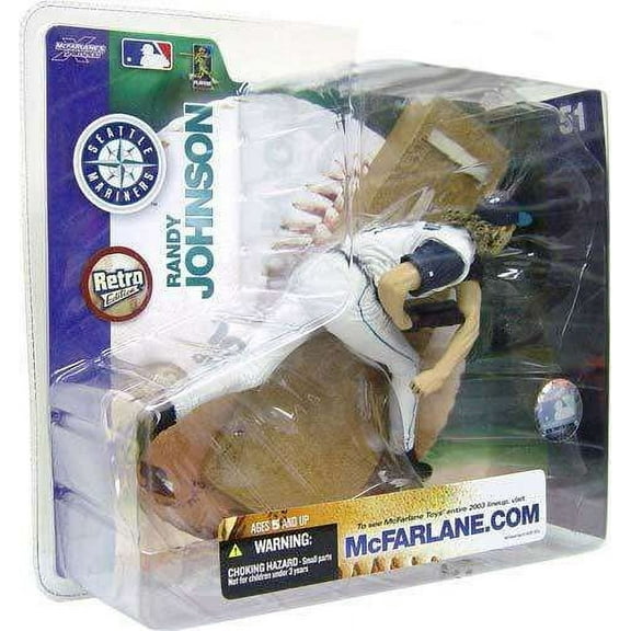 McFarlane MLB Sports Picks Series 7 Randy Johnson Action Figure (White Jersey Variant)
