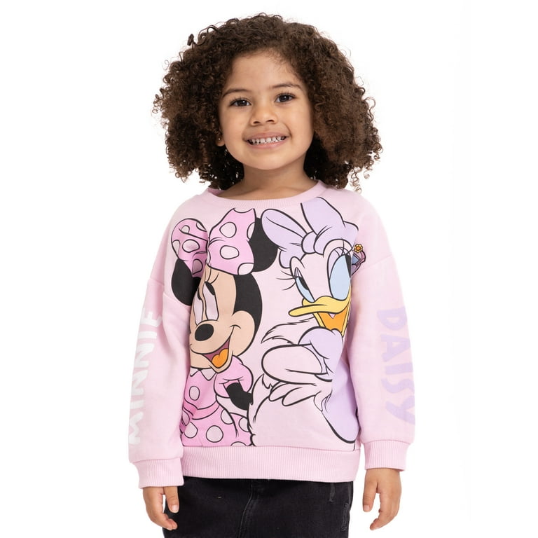 Disney Toddler Girl Minnie and Daisy Graphic Sweatshirt Sizes 12M 5T Walmart