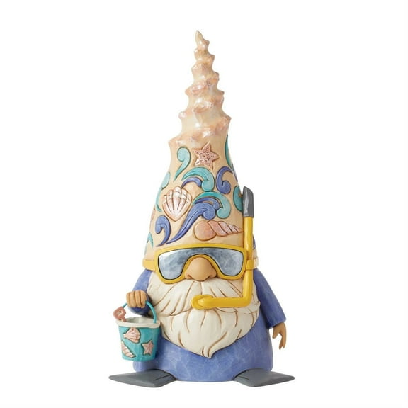 Shell Yeah - Snorkeling Gnome Figurine
