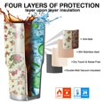 thumbnail image 7 of 30oz Pioneer Flower Tumblers Stainless Steel Tumbler with Lid and Straw,Vacuum Insulated Double Wall Travel Tumbler Cups Mug with Cleaning Brush for Coffee,Tea, 7 of 7